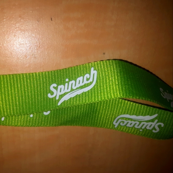 💌 5 for 15 - Brand New Lime Green Spinach Lanyard - Picture 3 of 4